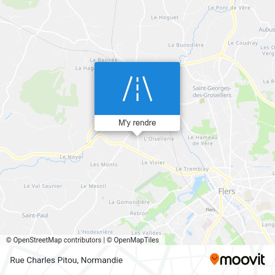 Rue Charles Pitou plan