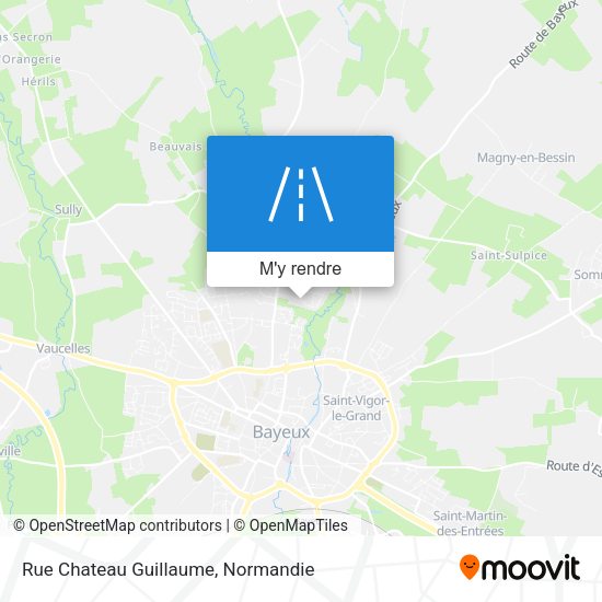 Rue Chateau Guillaume plan