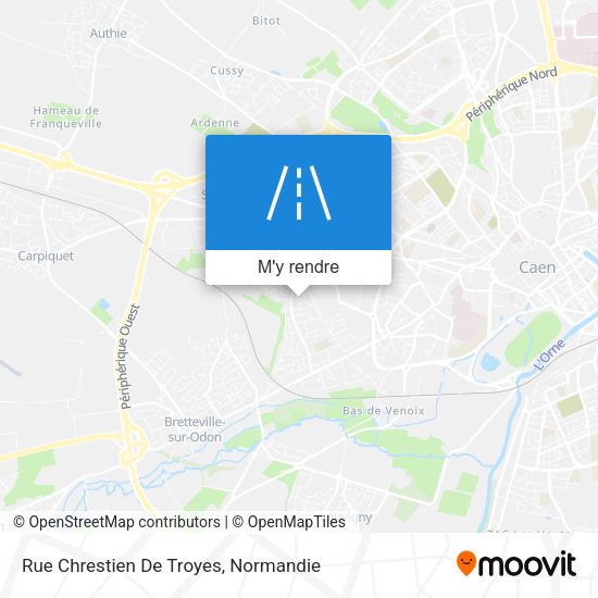 Rue Chrestien De Troyes plan