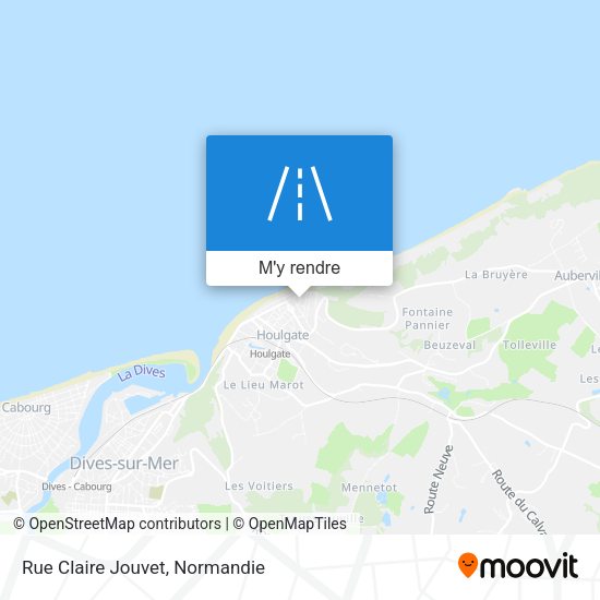 Rue Claire Jouvet plan