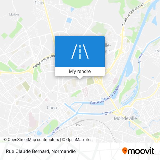 Rue Claude Bernard plan