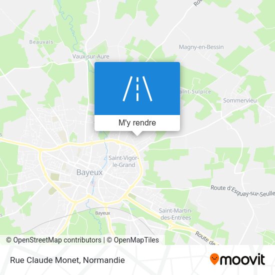 Rue Claude Monet plan