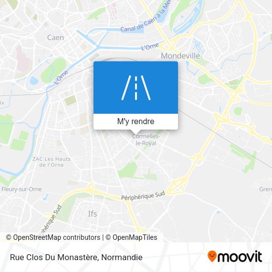 Rue Clos Du Monastère plan