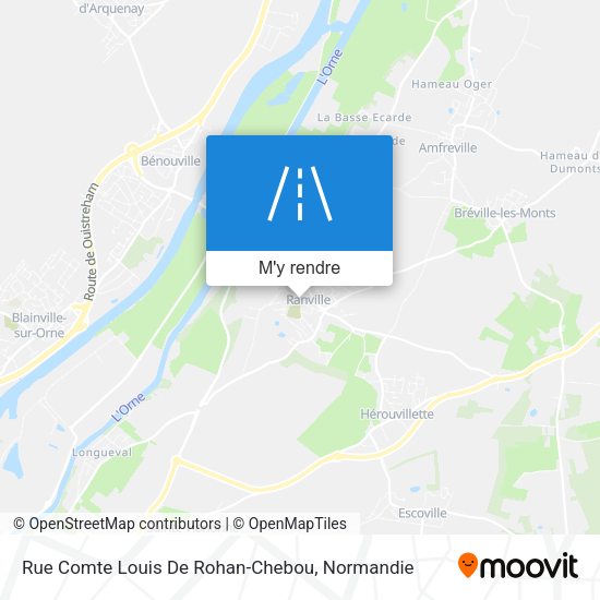 Rue Comte Louis De Rohan-Chebou plan