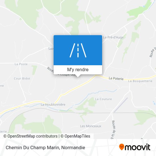 Chemin Du Champ Marin plan