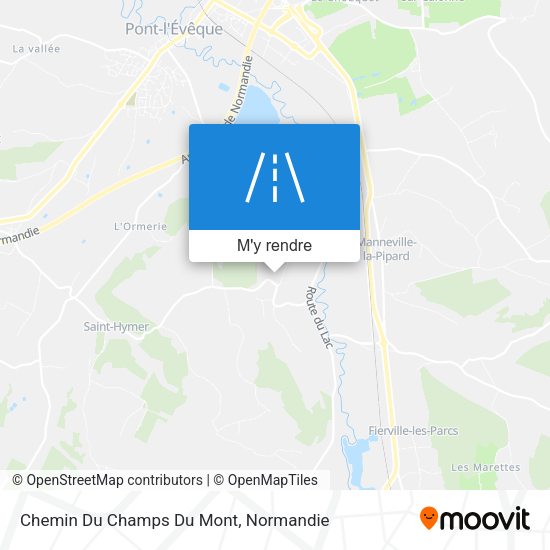 Chemin Du Champs Du Mont plan