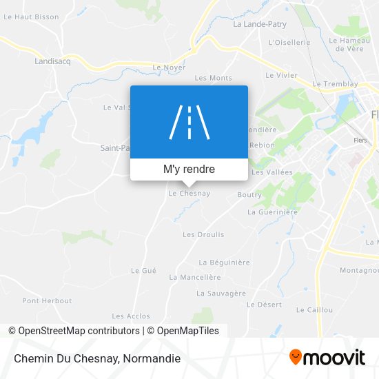 Chemin Du Chesnay plan