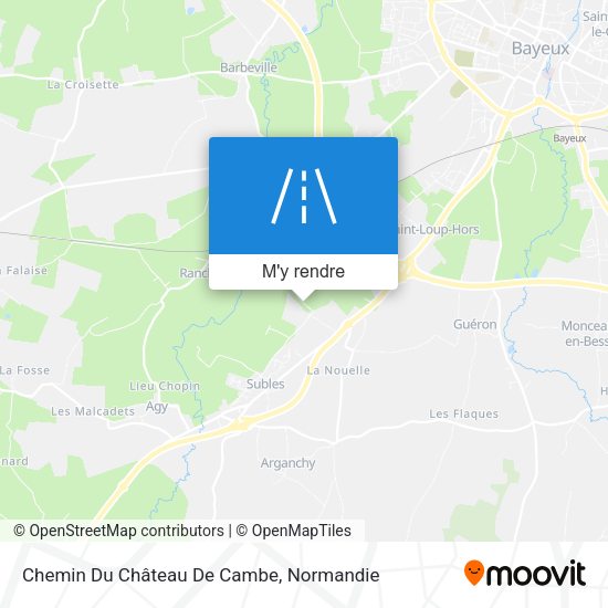 Chemin Du Château De Cambe plan