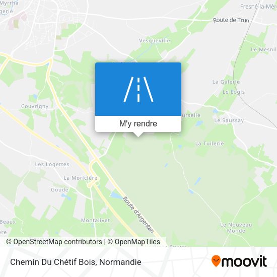 Chemin Du Chétif Bois plan