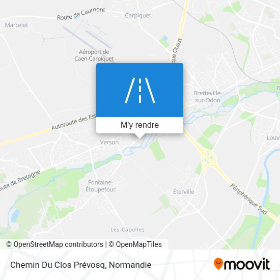 Chemin Du Clos Prévosq plan