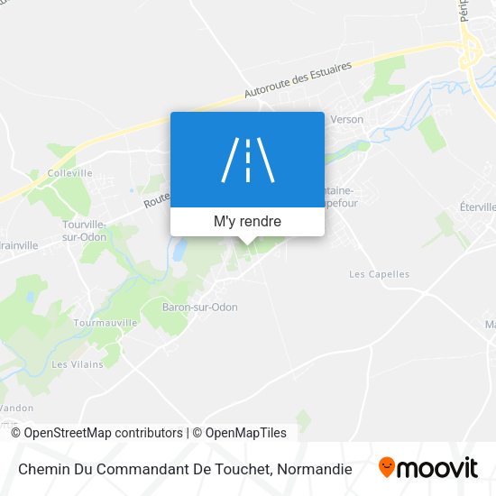 Chemin Du Commandant De Touchet plan