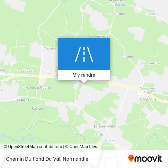 Chemin Du Fond Du Val plan