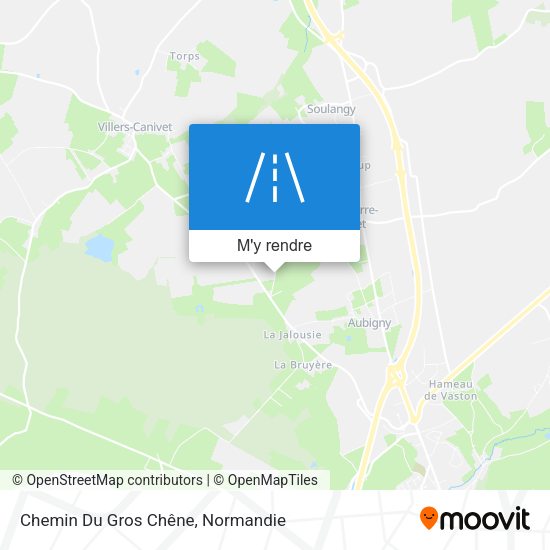 Chemin Du Gros Chêne plan