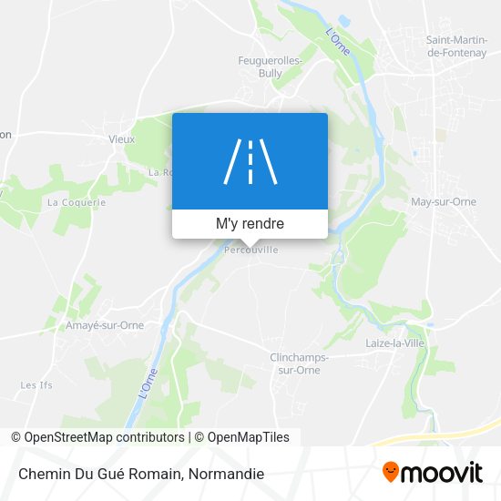 Chemin Du Gué Romain plan