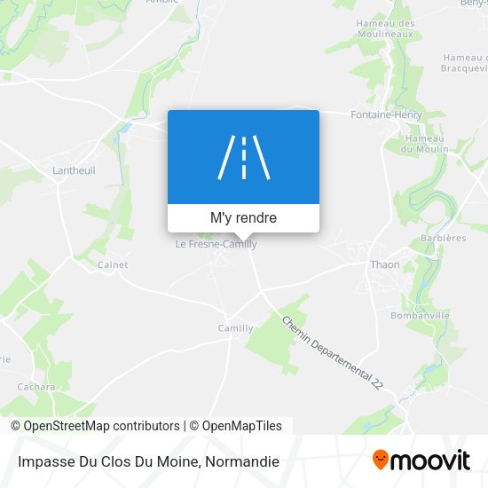 Impasse Du Clos Du Moine plan