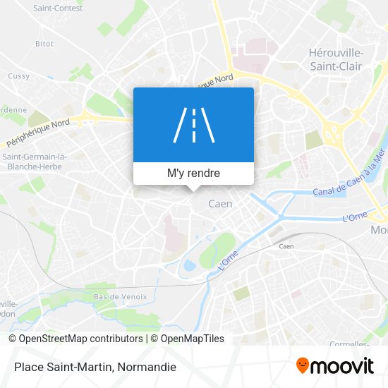 Place Saint-Martin plan