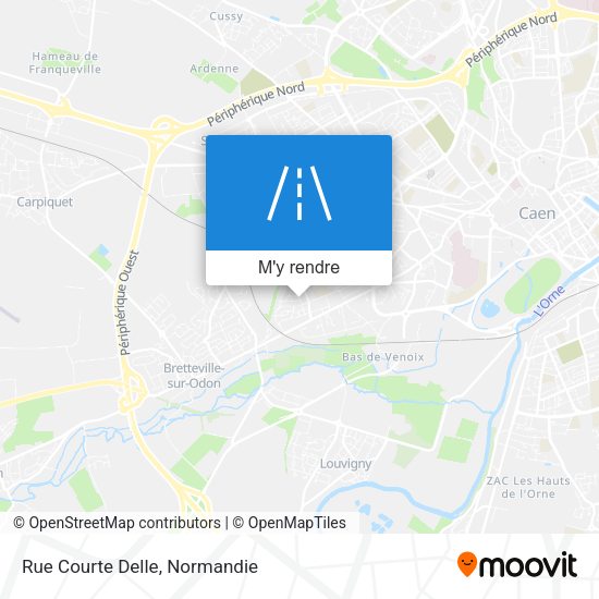 Rue Courte Delle plan