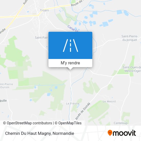Chemin Du Haut Magny plan
