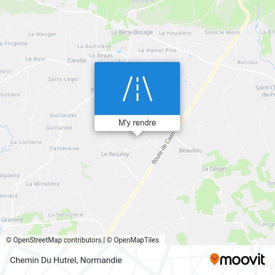 Chemin Du Hutrel plan