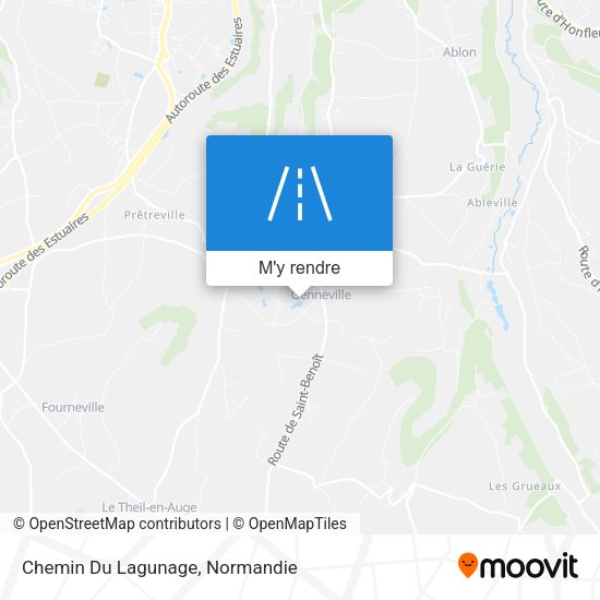 Chemin Du Lagunage plan