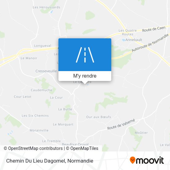 Chemin Du Lieu Dagomel plan