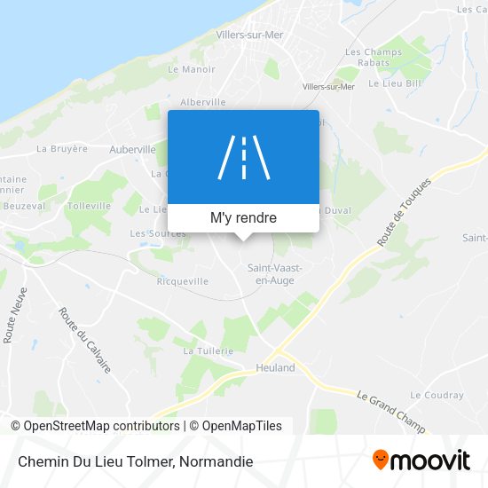 Chemin Du Lieu Tolmer plan