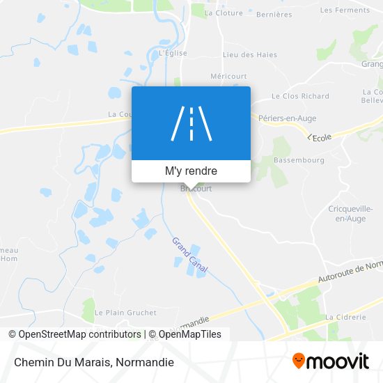 Chemin Du Marais plan