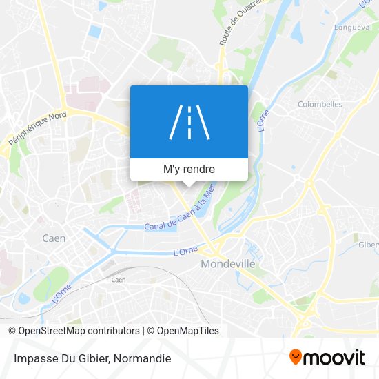 Impasse Du Gibier plan