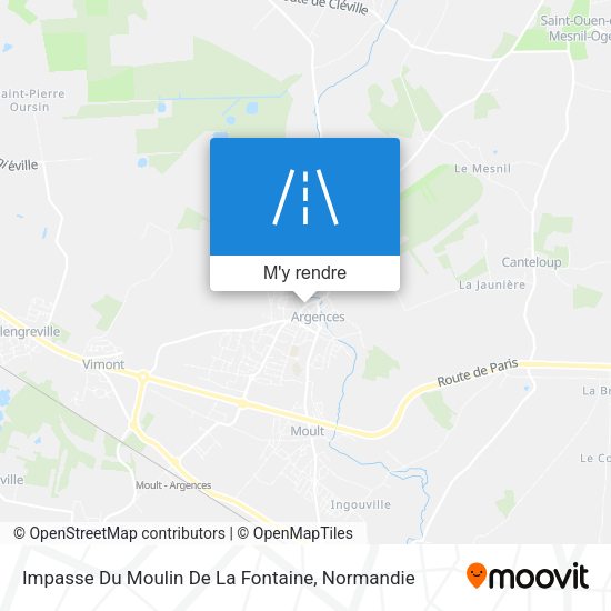 Impasse Du Moulin De La Fontaine plan