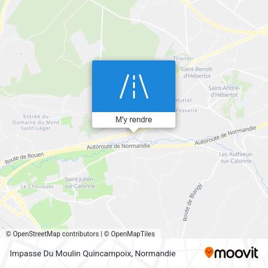 Impasse Du Moulin Quincampoix plan