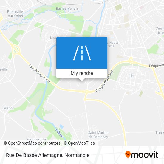 Rue De Basse Allemagne plan