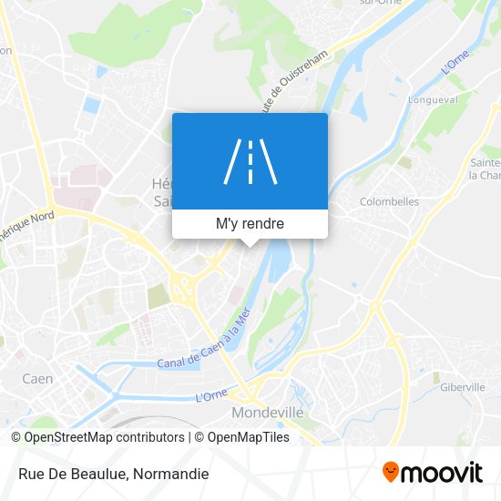 Rue De Beaulue plan