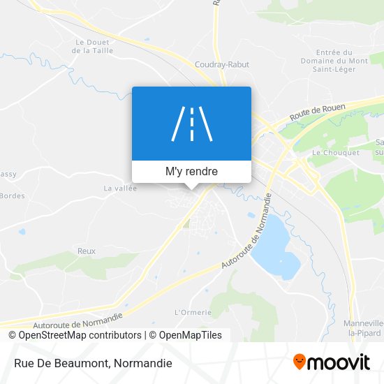 Rue De Beaumont plan