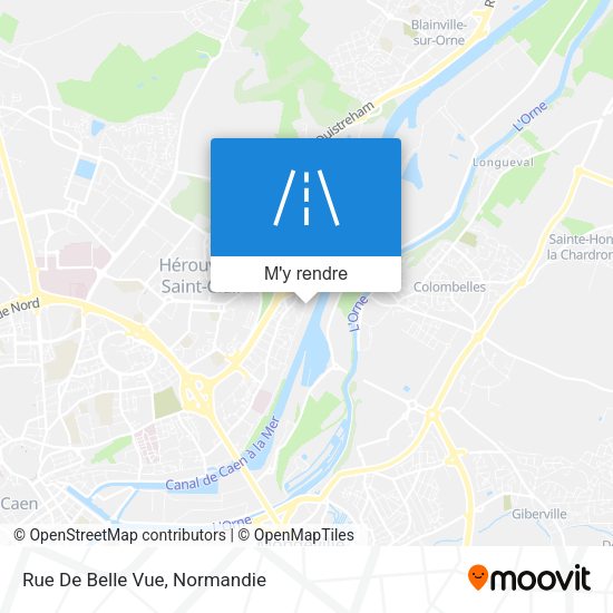 Rue De Belle Vue plan