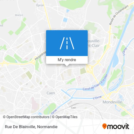 Rue De Blainville plan