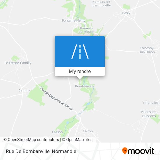 Rue De Bombanville plan