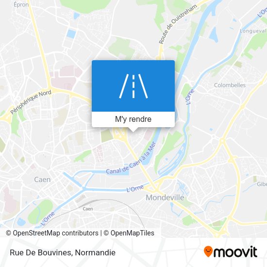Rue De Bouvines plan