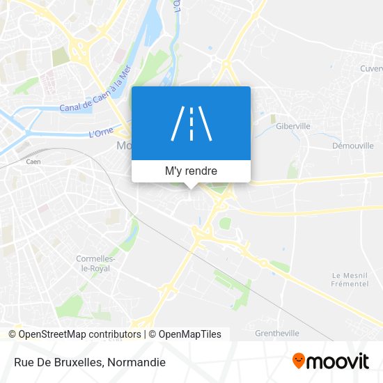 Rue De Bruxelles plan