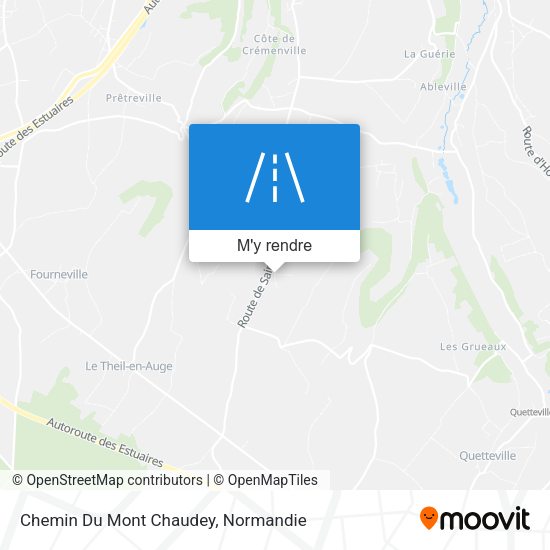 Chemin Du Mont Chaudey plan