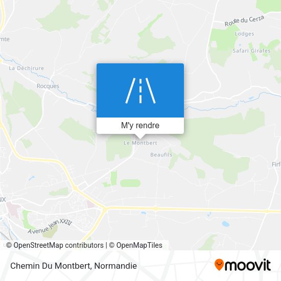 Chemin Du Montbert plan
