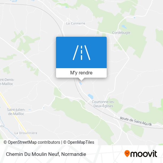 Chemin Du Moulin Neuf plan