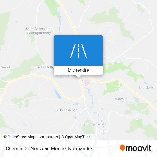 Chemin Du Nouveau Monde plan