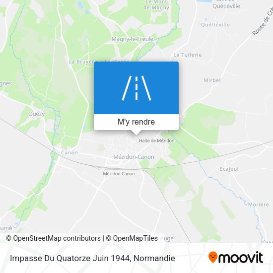 Impasse Du Quatorze Juin 1944 plan