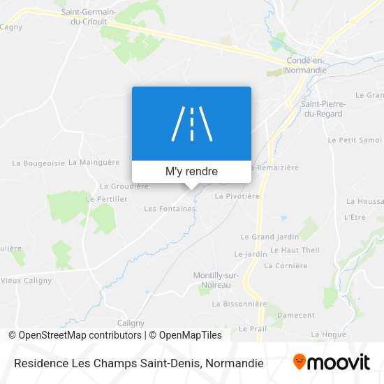 Residence Les Champs Saint-Denis plan
