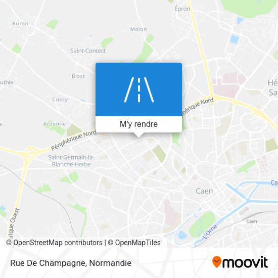 Rue De Champagne plan