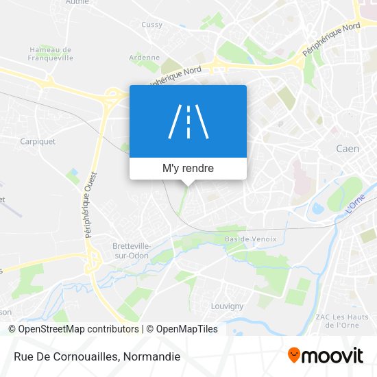 Rue De Cornouailles plan