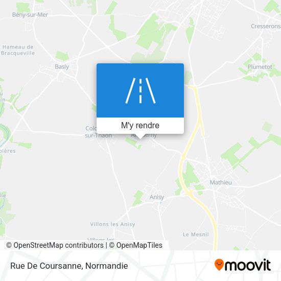 Rue De Coursanne plan