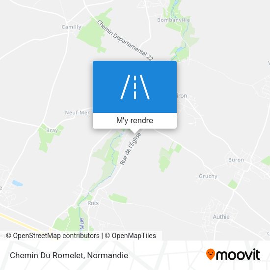 Chemin Du Romelet plan