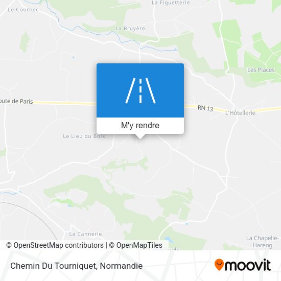 Chemin Du Tourniquet plan