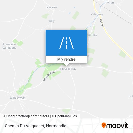Chemin Du Valquenet plan